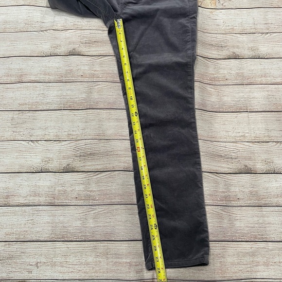 Talbots Grey Velvet Straight Leg Pants - Picture 7 of 8